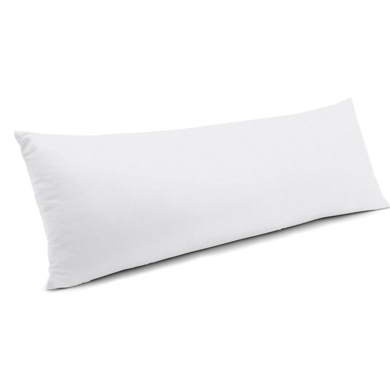 Coussin ClassicLinen, Blanc brillant, Housse de coussin seulement - sans coussin, 12" x 18"