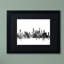 «Chicago IL Skyline BW», impression encadrée-17771747-39826780
