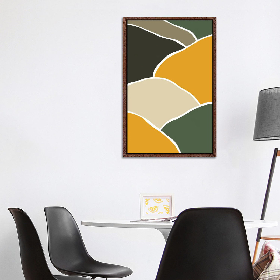 Wild Collection Hills Abstract von Pixy Paper - Galerie-verpackte Leinwand Giclée auf Leinwand