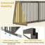 Expandable Design: This pet gate can be adjusted horizontally from 28'' to 80'' to meet yo ...-137417832