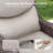 Anner 4-Piece Wicker Rattan Patio Conversation Set With Square Metal Fire Pit Table And Swivel Gliders-664079023-664079010