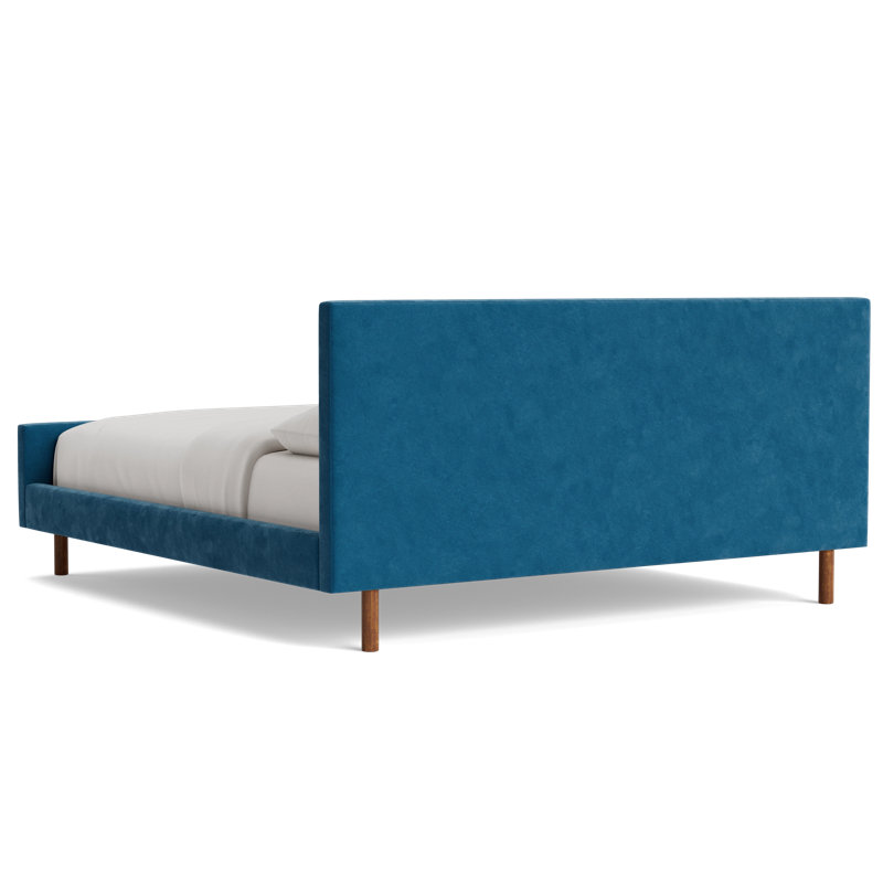 Skinny Fat Twin Bed, Performance Velvet - Denim, California King