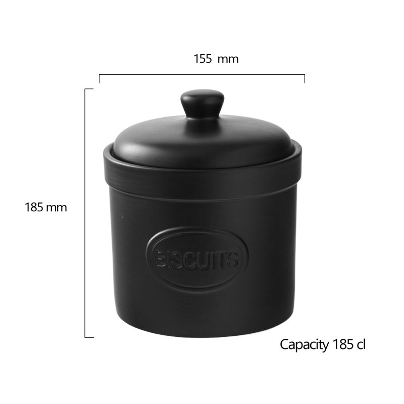 Biscuit Barrel, Black