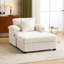 Chaise moderne surdimensionnée avec repose-pieds (chaise incluse seulement)-2052410356