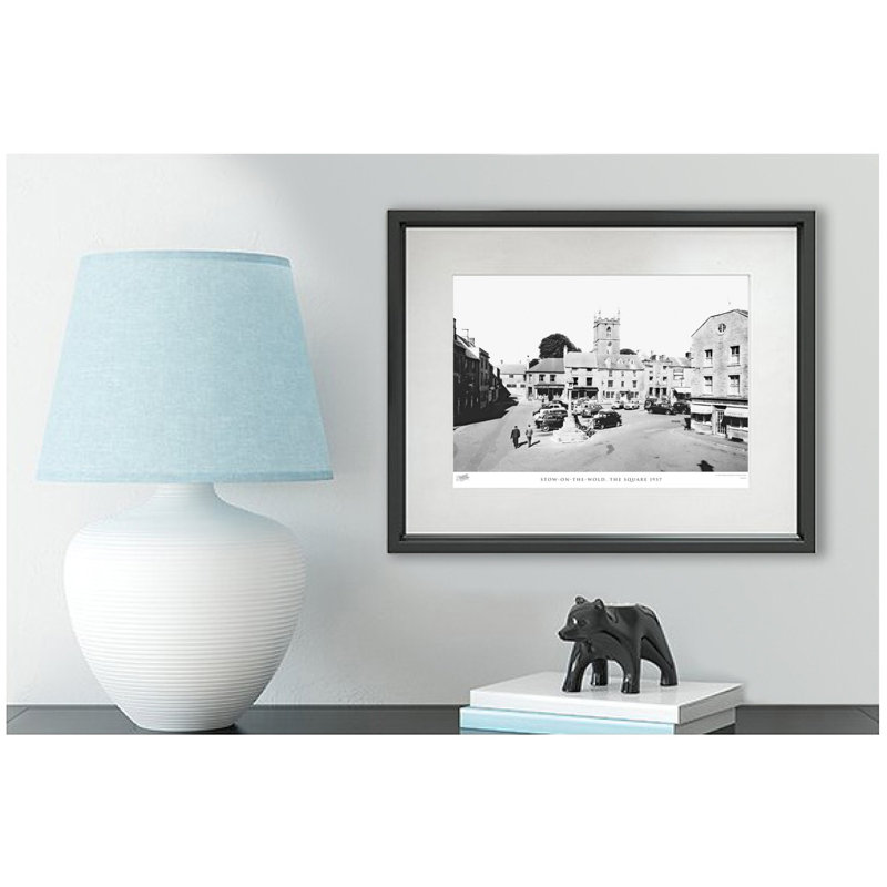 Stow-on-the-Wold, The Square 1957 by Francis Frith - Single Picture Frame Print, 28cm H x 36cm W x 2.3cm D