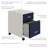 Ervehe 18'' Deep Mobile File Cabinet with Accessory Drawer-1260480337