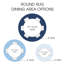 Tapis géométrique ivoire / bleu-1261729854