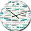 Horloge murale rétro Mid-Century-40746623