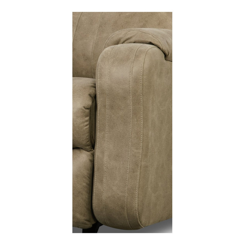 Fauteuil inclinable électrique Marvel, Mélange de polyester brun pâle