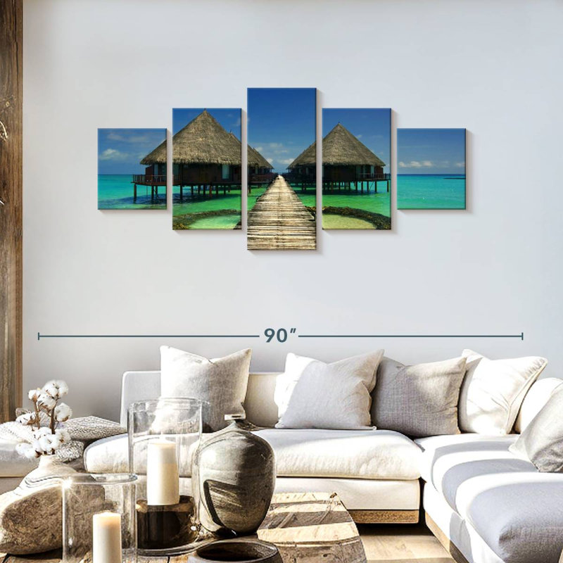 Maldives dans l'océan Indien, H 30 po x l 68 po