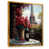 Toile avec cadre flottant or