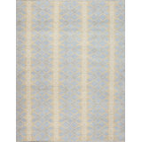 Prestige Hand Knotted Wool Area Rug in Blue/Gold
