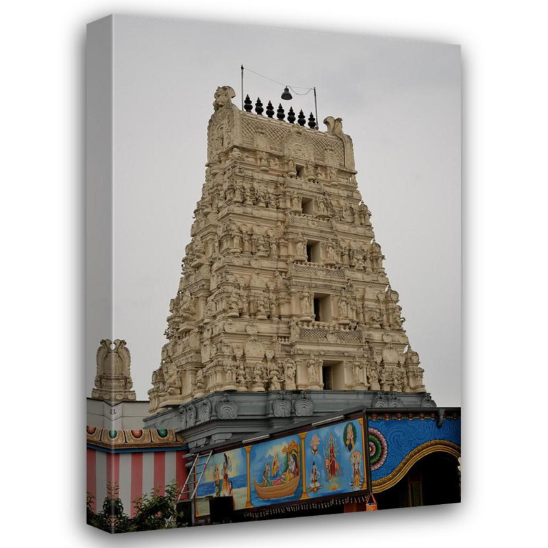Temple indien en Allemagne, H 24 po x l 16 po