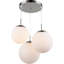 Brent 3 - Light Silver Cluster Pendant