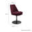 Lippa Upholstered Swivel Dining Chair-105239767-105239764