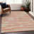 Premium Machine Washable Prisco Salmon Rug-2134450631