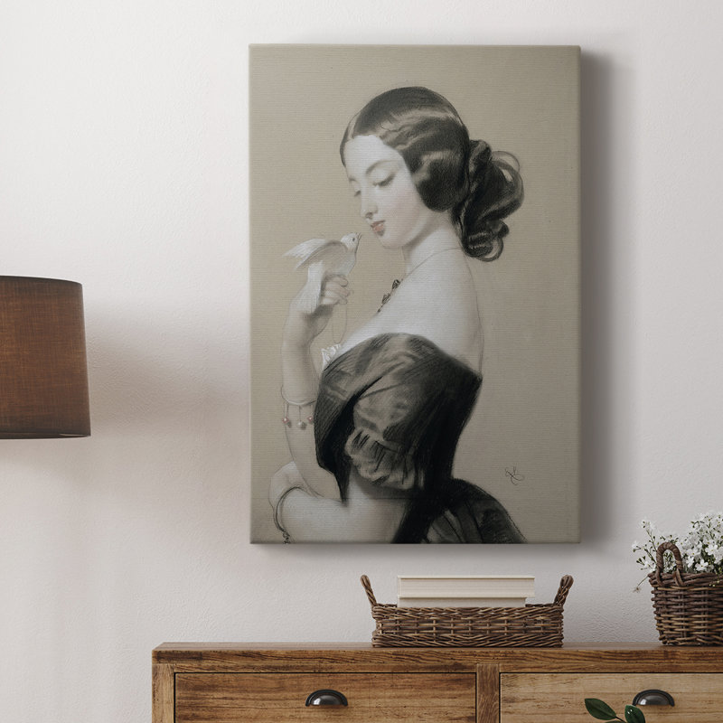Reproduction de portrait rétro LIX - galerie Cavas sur mesure, H 48 po x l 32 po