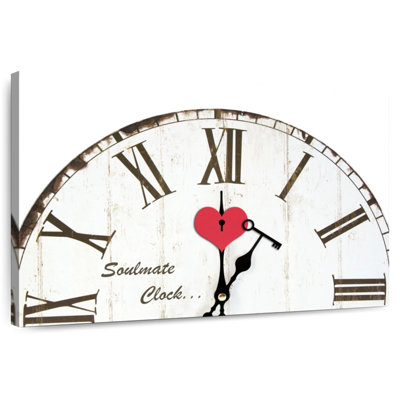 Kerner Key Heart Clock
