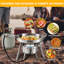 Ensemble de cuisson au propane à brûleur simple en acier inoxydable