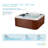 Aqualife Select Series® 6-Person 100-Jet Acrylic Lounger Hot Tub With Ozonator And Steps