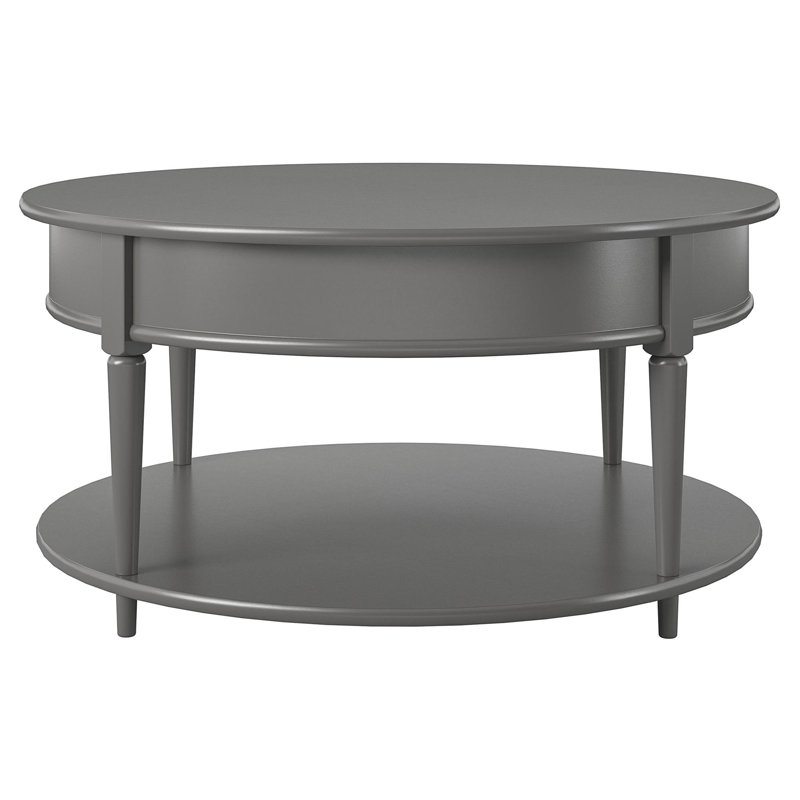 Floor Shelf Coffee Table with Storage