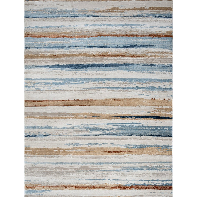 Tapis multicolore, Rectangle 5 pi 3 po x 7 pi 3 po