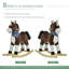 Cheval à cheval avec sons réalistes, cheval à bascule
