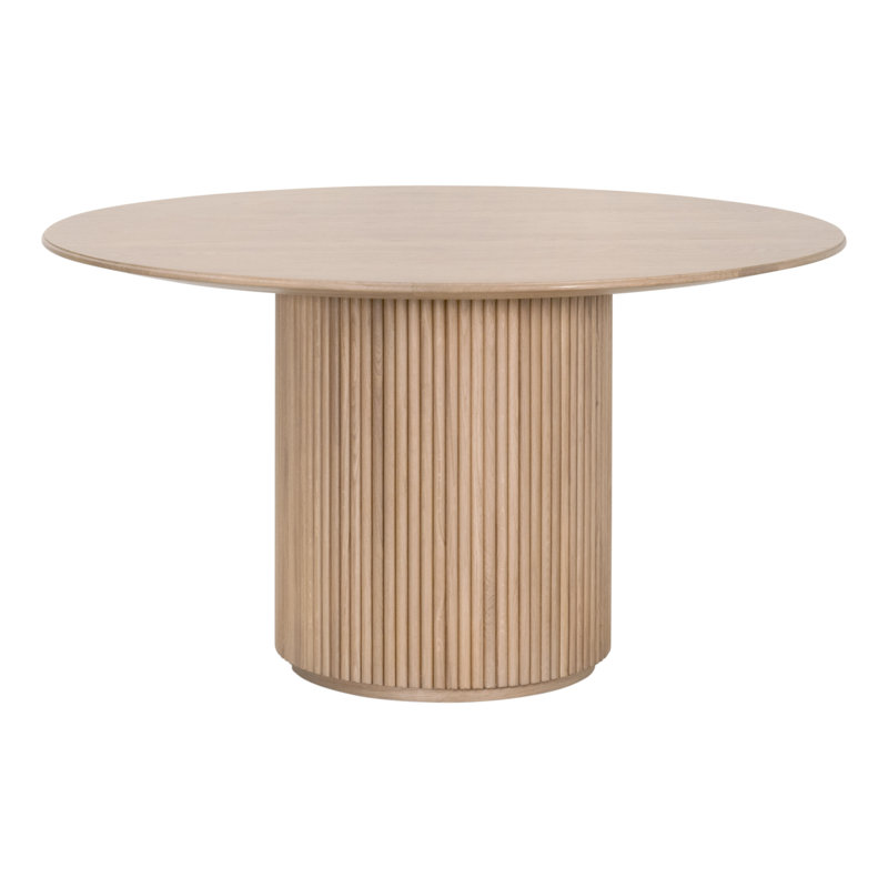 Yilin 54" Round Dining Table, Natural