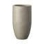 Pot à fleurs de 24 pouces de hauteur, design moderne pour l'intérieur et l'extérieur, gris chaud-162545907