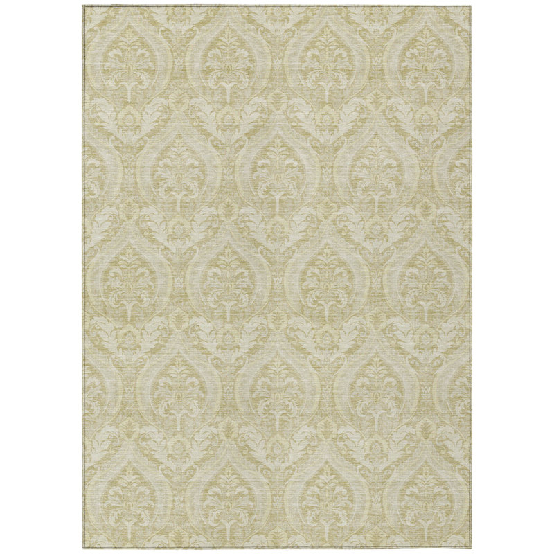 Floral Indoor / Outdoor Rug, Rectangle 8' x 10'
