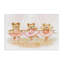 Toile Ballet Teddies Triplet, design par Amy Hall-741266276