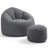 Soft Bean Bag Chair with Footstool Bean Bag Sofa Floor Sofa Floor Chair Large Bean Bag Chair-1634828980