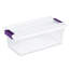 Contenant de rangement avec couvercle transparent Sterilite