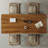 Brown Rectangle Solid Wood Dining Tables-577133989