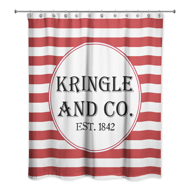 Rideau de douche simple Graf Kringle and Co.