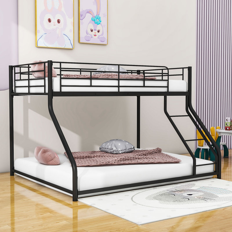 Lit superposé standard Alican Steel par Isabelle & Max ™, Simple TG sur grand