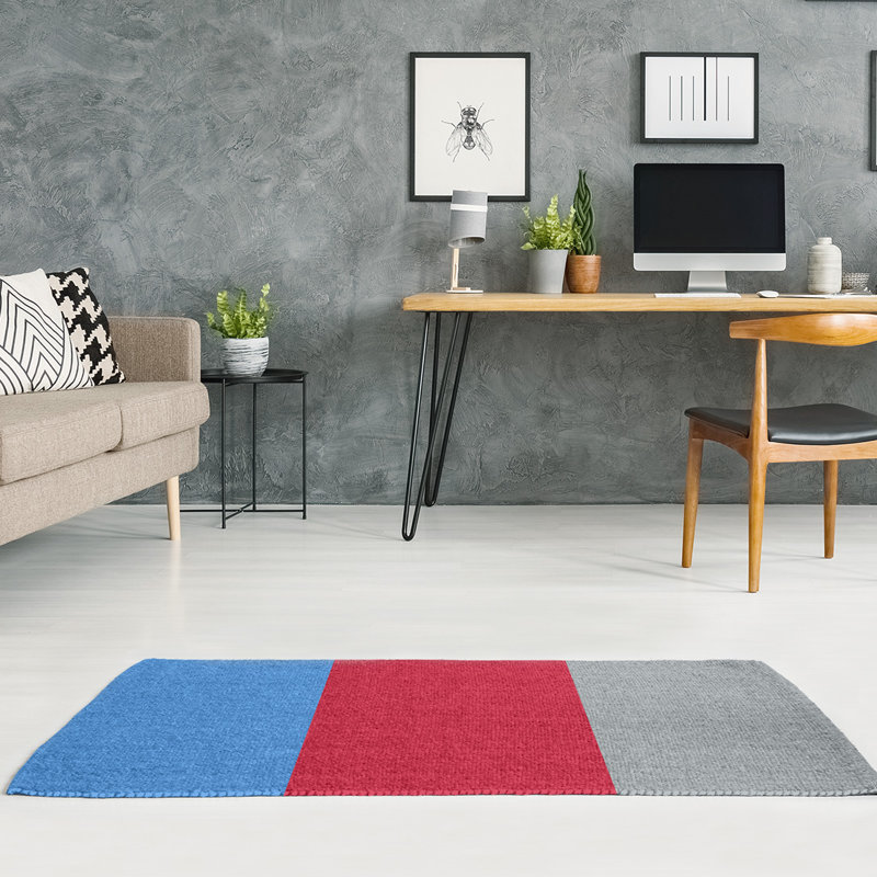 Tapis à rayures rouge à rayures de football rouge tennessee, Rectangle 4 pi x 6 pi