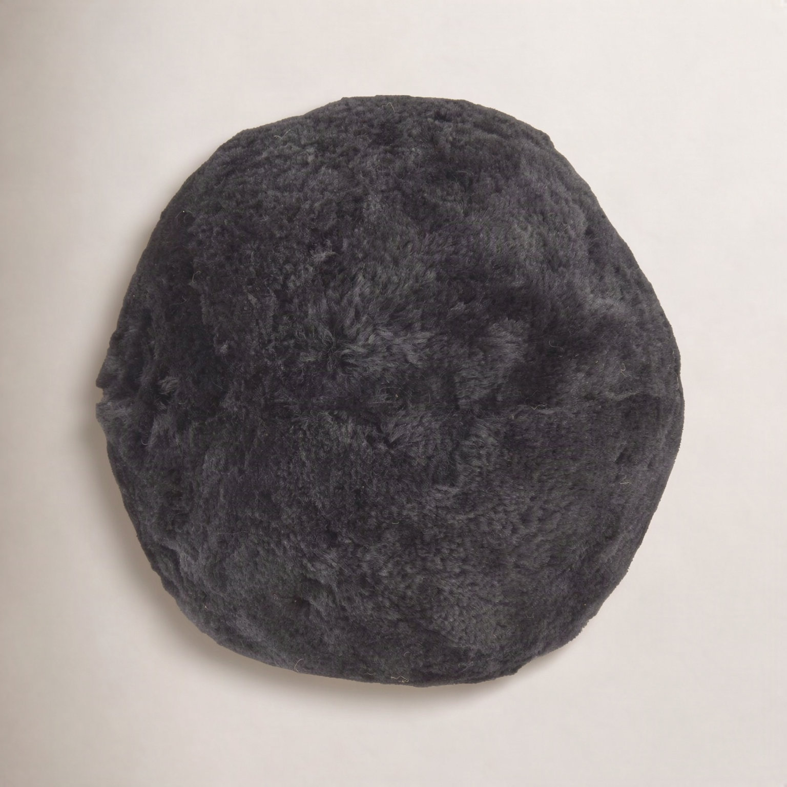Mojito 12" x 12" Wool Throw Pillow, Black