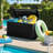 GUNJI 48'' W 100 Gallons Water Resistant Resin Lockable Deck Box-94552851
