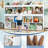 39.4"H Nursery Toy Boxes Organizer,240L Kids Stuffed Animal Storage with 10 Open Cube Bookcase,Kids Bookshelf for Playroom, Kids Room, Nursery, Living Room(White)-1558365358