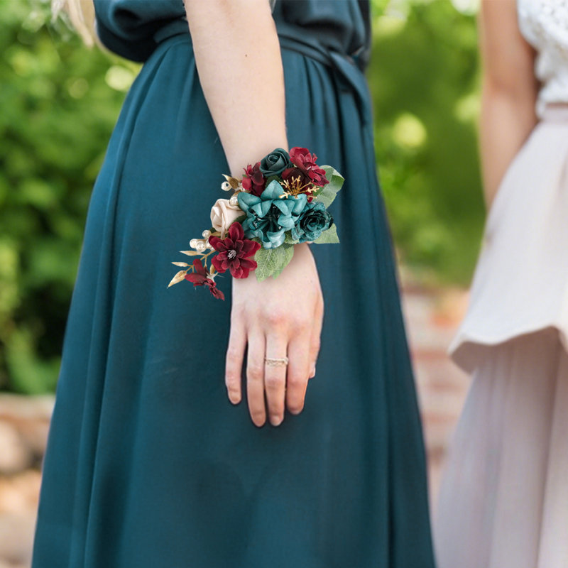 2 pièces fleurs de mariage, fleurs artificielles