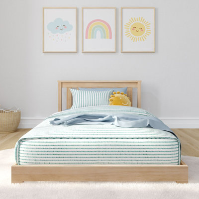 Lit simple au sol Classic, blanc