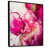 Toile avec cadre flottant or