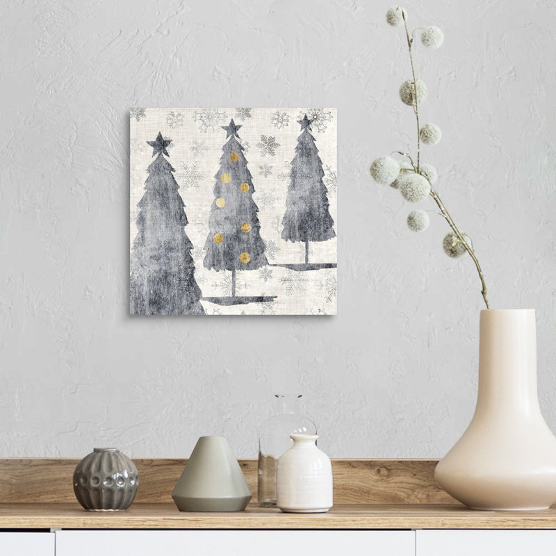 «Soph sophistiqué Christmas Collection G» par Grace Popp - reproduction d'art sur toile, H 12 po x l 12 po x P 1,25 po