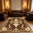 1PC Vintage Gold Brown Ornate Persian Traditional Floral Scrollwork area rugs for Living Room, Soft, All seasons, Easy-maintain, Washable Indoor mat, Farmhouse suitable for for dining room, bedroom, entryway...-1944870113