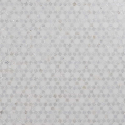 Victoria Pearl Thassos & Shell Tile