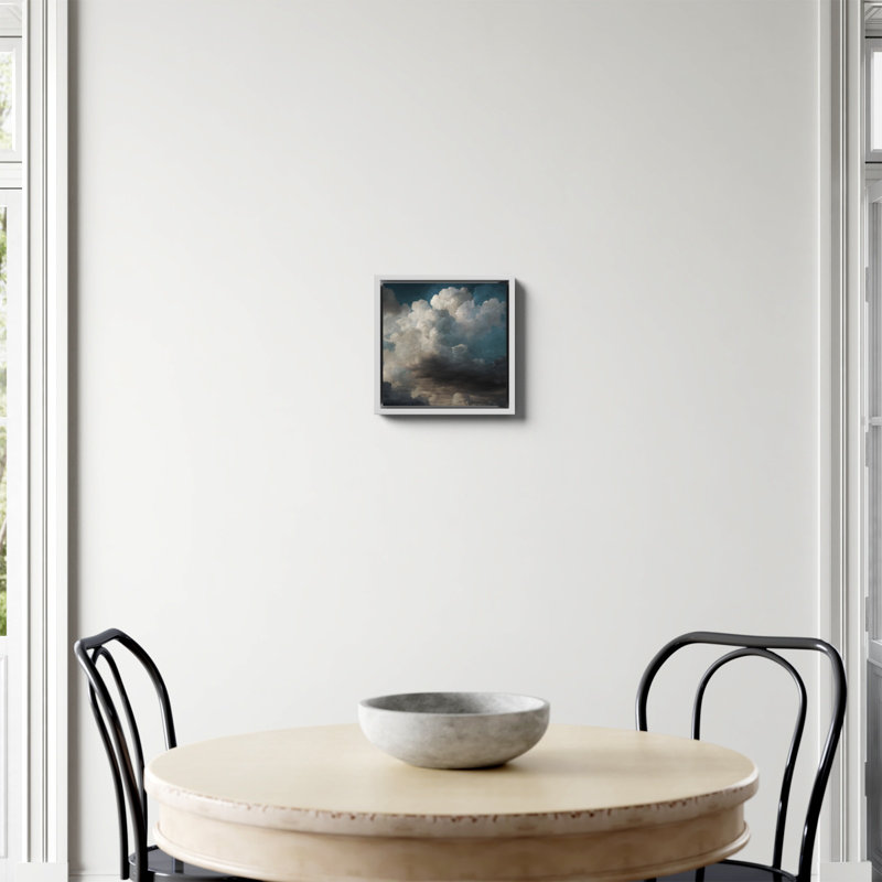 «Sky View» par Dan Hobday, reproduction d'art, Toile encadrée flottée blanche, Non, H 13 po x l 13 po