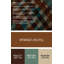 «Southwestern Cowboy Rustic Plaid 81», art mural sur toile brune-1913908295