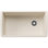 Évier de cuisine encastré simple 33 "Diamond SILGRANIT - blanc doux Diamond