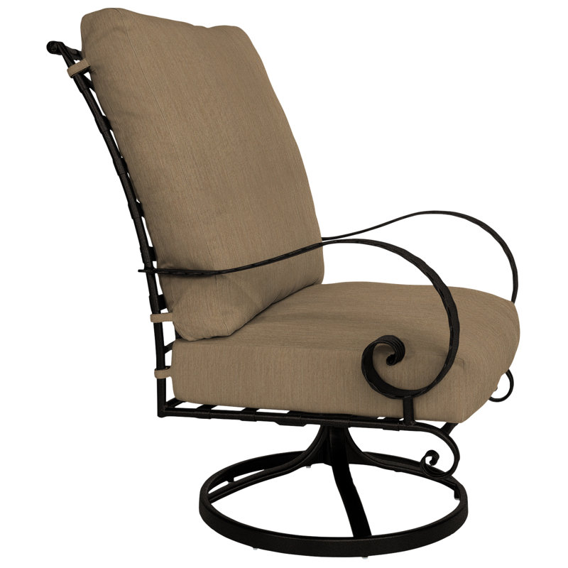 Classico Outdoor Rocker Chair, Carbon Black, Sahara Cafe